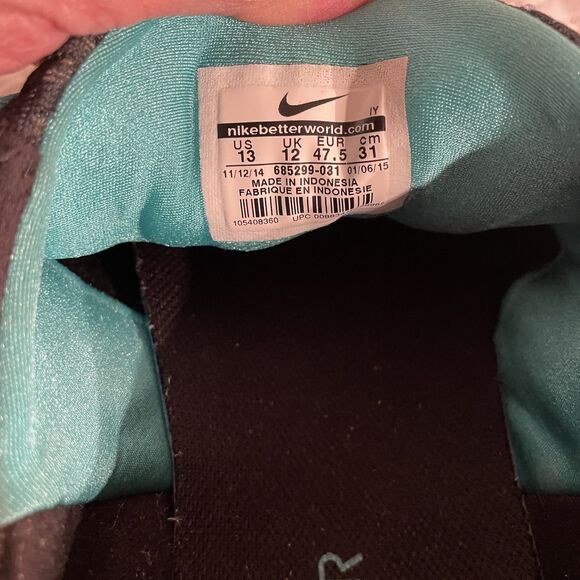 Men’s Nike SB Stefan Janoski Max sneaker black and mint colorway. Size 13 - Picture 12 of 12